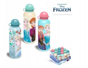 Butelka aluminiowa / bidon / korek niekapek / Kraina Lodu Frozen niebieska 2