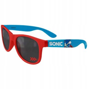Okulary przeciwsłoneczne Sonic dla dzieci UV 400 czerwono - niebieskie 1