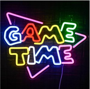 Lampka Game Time Ikons Light / Led / Neon / Duża 39cm * 32cm 1
