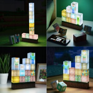 Lampka Minecraft Block Building Light Bloki Edycja Postacie 3