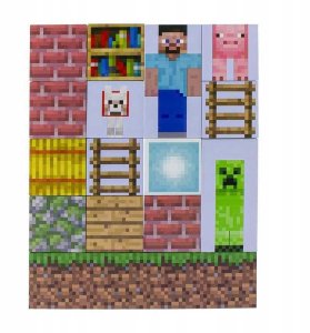 Lampka Minecraft Block Building Light Bloki Edycja Postacie 8