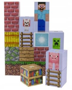 Lampka Minecraft Block Building Light Bloki Edycja Postacie 9