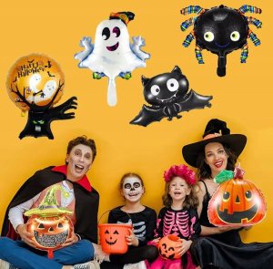 Balon Nietoperz Wampir Halloween Zestaw 5 Sztuk 1