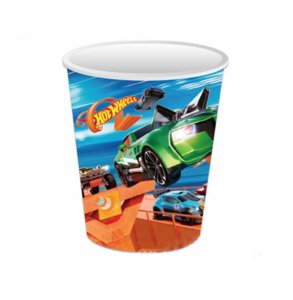 Kubeczki Hot Wheels Jednorazowe Happy Birthday 10szt 2