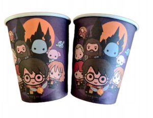 Kubeczki Papierowe Jednorazowe URODZINY - HARRY POTTER - 10 szt 1