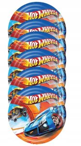 Talerzyki Hot Wheels Jednorazowe Papierowe Duże 23cm 10szt 1