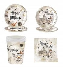 Zestaw Urodzinowy Harry Potter Talerzyki Kubeczki Serwetki Obrus / 51 elem. 2