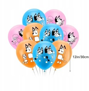 Zestaw Urodziny Bluey Urodziny Impreza okolicznościowa Happy Birthday 4