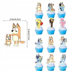 Zestaw Urodziny Bluey Urodziny Impreza okolicznościowa Happy Birthday 5