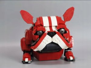 Ruchome klocki Konstrukcyjne Bulldog mechaniczny Buldog 1675 elementów 11