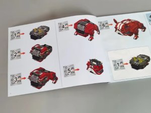 Ruchome klocki Konstrukcyjne Bulldog mechaniczny Buldog 1675 elementów 3