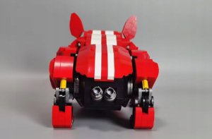 Ruchome klocki Konstrukcyjne Bulldog mechaniczny Buldog 1675 elementów 6