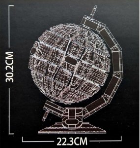 Globus z Klocków Klocki Konstrukcyjne 1587 Elementów 1
