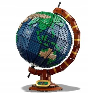 Globus z Klocków Klocki Konstrukcyjne 1587 Elementów 5