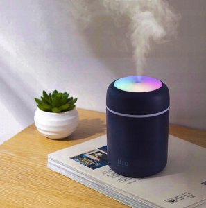 Dyfuzor zapachowy Grajlandia Nawilżacz Powietrza na USB 300ml - DYFUZOR LED - szary 6