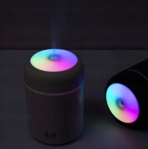 Dyfuzor zapachowy Grajlandia Nawilżacz Powietrza na USB 300ml - DYFUZOR LED - szary 7