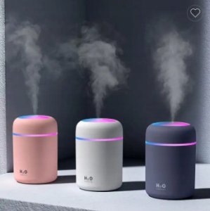Nawilżacz powietrza Grajlandia Nawilżacz Powietrza na USB 300ml - DYFUZOR LED - biały 6