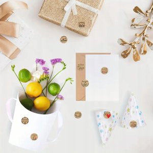 Naklejki Homemade with love Etykieta Dekoracyjna 500 szt. 4