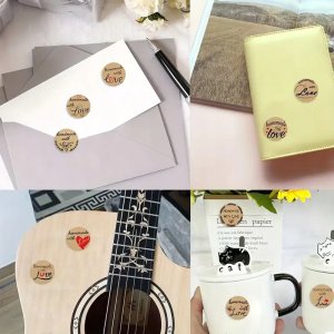 Naklejki Homemade with love Etykieta Dekoracyjna 500 szt. 5