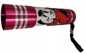 Latarka kieszonkowa Disney Minnie Mouse stylowa i praktyczna LICENCJA 6