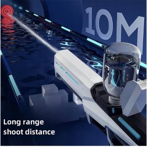 Pistolet na Wodę Elektryczny Automatyczny Wysokociśnieniowy zielony 11