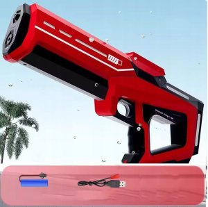 Pistolet na Wodę Elektryczny Automatyczny Wysokociśnieniowy zielony 4