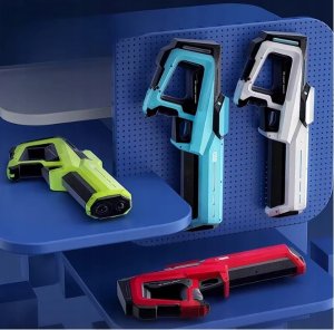 Pistolet na Wodę Elektryczny Automatyczny Wysokociśnieniowy zielony 7