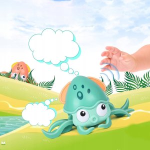 Ośmiornica Octopus Pełzająca Interaktywna Zabawka z Dzwiękiem Zasilanie USB 6