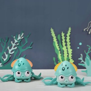 Ośmiornica Octopus Pełzająca Interaktywna Zabawka z Dzwiękiem Zasilanie USB 7