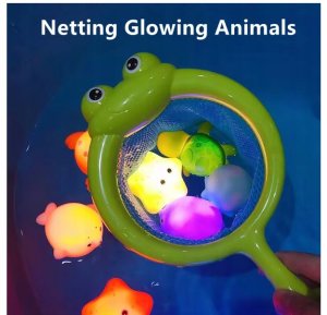 Zabawki do kąpieli LED dla niemowląt - Kolorowe wodoodporne lampki do wanny 5