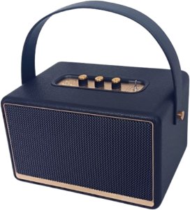 Przenośny głośnik RETRO 30W +10W - Radio FM, BT 3