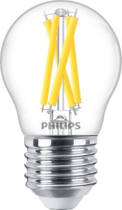 Philips LED WarmGlow Lampe 60W E27 Tropfen Klar 1er P 1