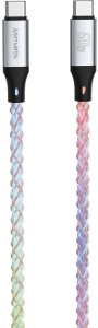 Kabel USB 4smarts USB-C - USB-C 1.5 m Wielokolorowy (541440) 2