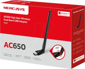 Mercusys MU6H AC650 High Gain Wireless Dual Band USB Adapter 3
