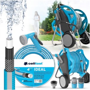 Cellfast Zestaw wózek, wąż 3/4" 30 m  i akcesoria DISCOVER 30 (C55-063) 2