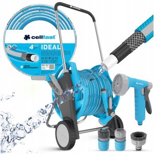 Cellfast Zestaw wózek, wąż 3/4" 30 m  i akcesoria DISCOVER 30 (C55-063) 3