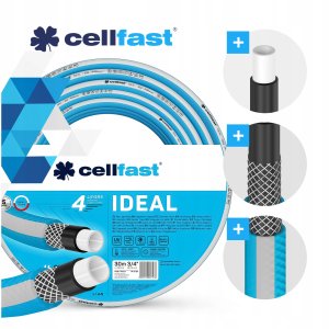 Cellfast Zestaw wózek, wąż 3/4" 30 m  i akcesoria DISCOVER 30 (C55-063) 4