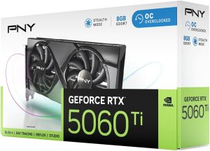 Karta graficzna PNY GeForce RTX 5060 Ti Overclocked Dual 8GB GDDR7 DLSS4 (VCG5060T8DFXPB1-O) 9
