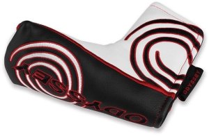 Pokrowiec, headcover Odyssey na puttera Blade, biały Swirl 2