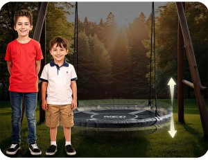 NeoSport Huśtawka bocianie gniazdo Swingo 110 cm 10