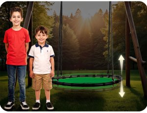 NeoSport Huśtawka bocianie gniazdo Swingo 120 cm 11