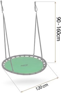NeoSport Huśtawka bocianie gniazdo Swingo 120 cm 6