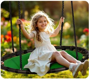 NeoSport Huśtawka bocianie gniazdo Swingo 120 cm 7