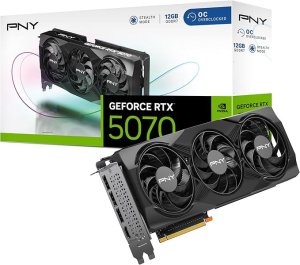 Karta graficzna PNY GeForce RTX 5070 Triple Fan 12GB GDDR7 DLSS4 (VCG507012TFXPB1) 1