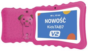 Tablet KidsTAB7 V2 4/32GB różowe etui kamera 2MP 3