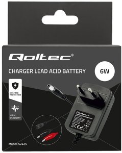 Automatyczna ładowarka do akumulatora AGM GEL STD 6V | 1A | Prostownik z sygnalizatorem LED 11