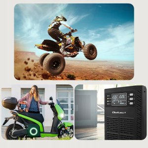 Automatyczna ładowarka do akumulatora AGM GEL STD 6V/12V | 2A | Prostownik z funkcjš naprawy i wywietlaczem LED 3