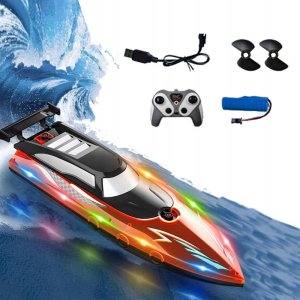 Motorówka R/C z ładowarkš USB 4 kolory MIX 1