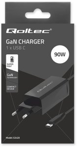Ładowarka Qoltec sieciowa GaN Super Fast 3-4.5A (52420) 8