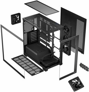 Obudowa Modecom Volcano Stellar 5F ARGB czarna (AT-STELLAR-5F-ARGB-10) 6